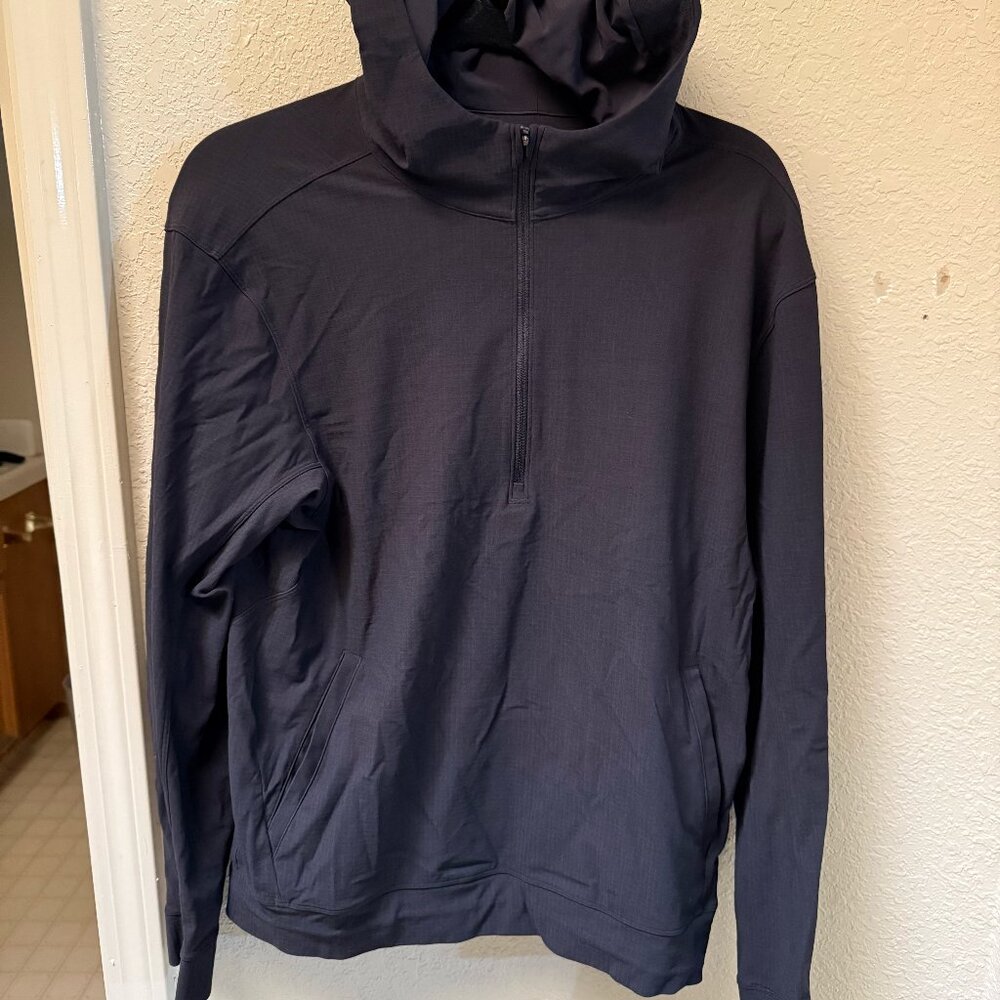 Lululemon Athletica Black Cross Chill Half Zip - Small S Jacket Sweater Nike